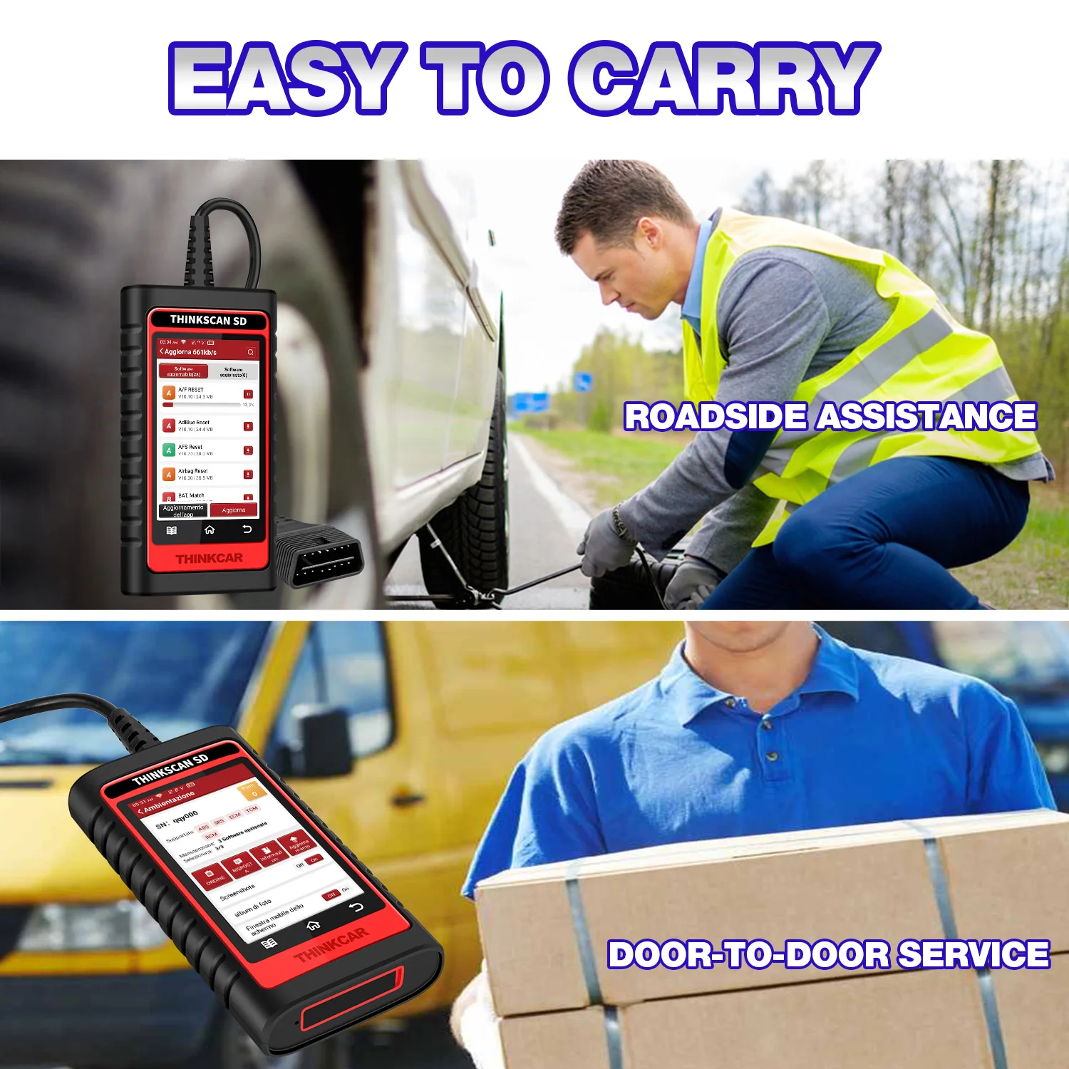 Thinkcar Thinktool SD2 OBD2 сканер автомобильные профессиональные диагностические