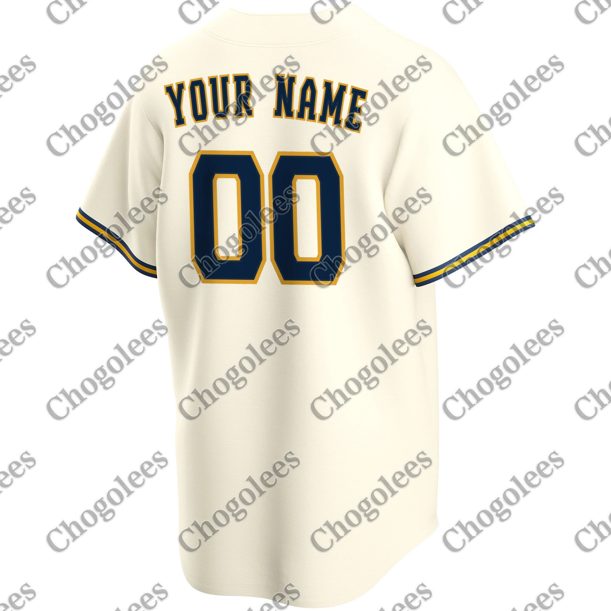 

Baseball Jersey Milwaukee Home 2020 Custom Jersey - Cream