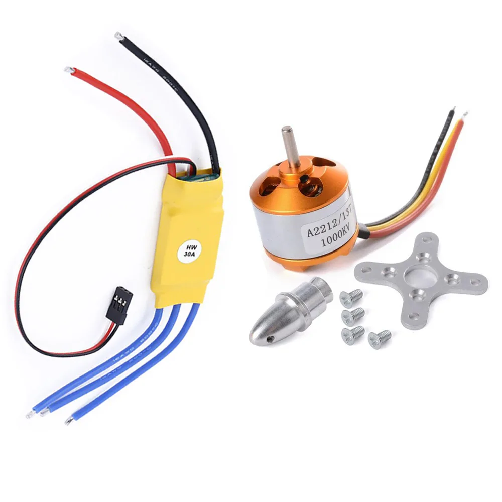 A2212 1045 кв бесщеточный мотор с внешним ротором + SimonK 30A ESC пропеллер (1 пара) набор