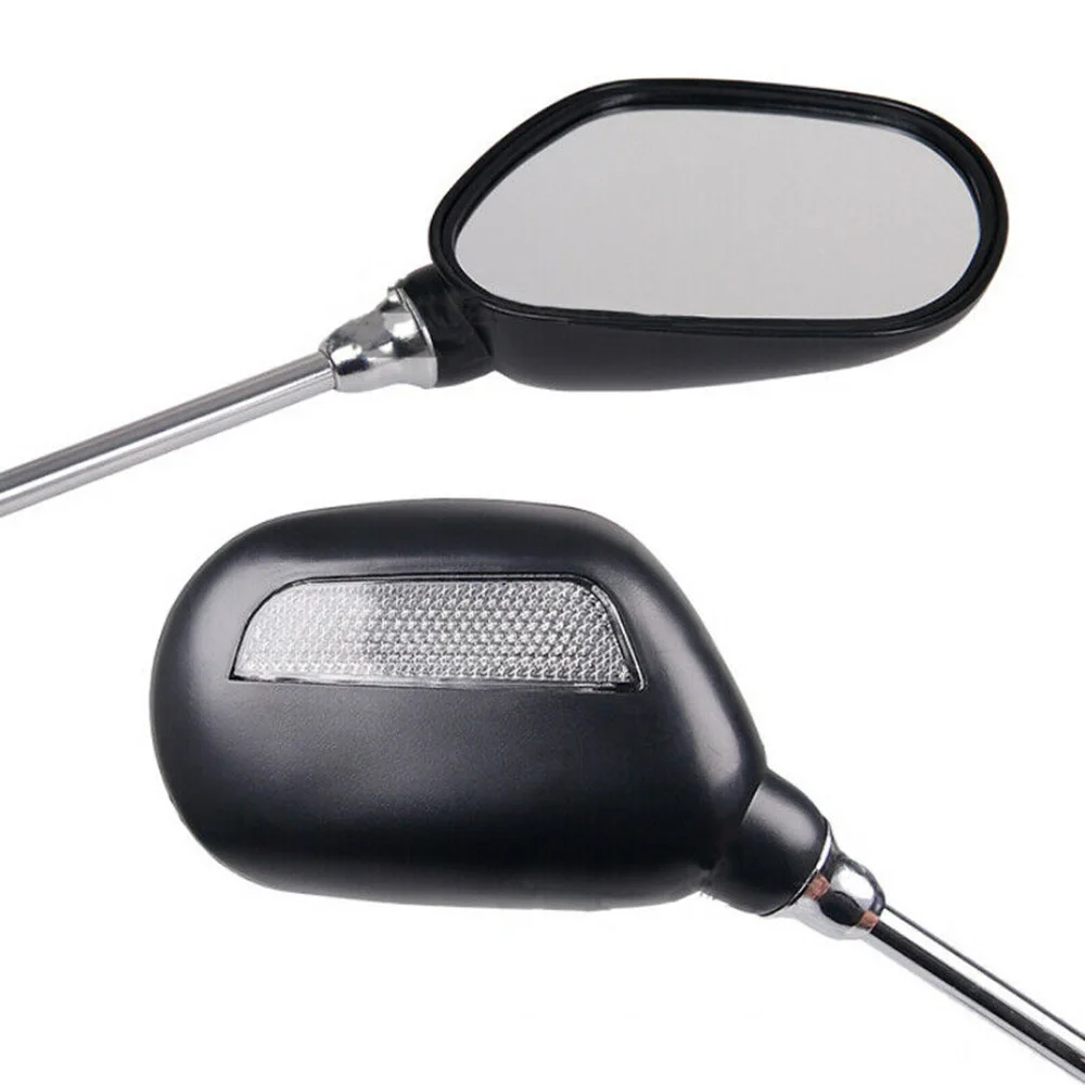 

1 Pair 360 Adjust Bicycle Mobility Scooter Mountain Bike Handlebar Rear View Mirror Black For 22.2mm Handlebar