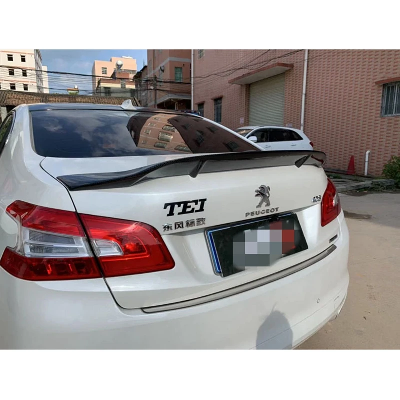 Спойлер для Peugeot 408 2014-2016 спойлер губ высококачественный углеродный волоконный