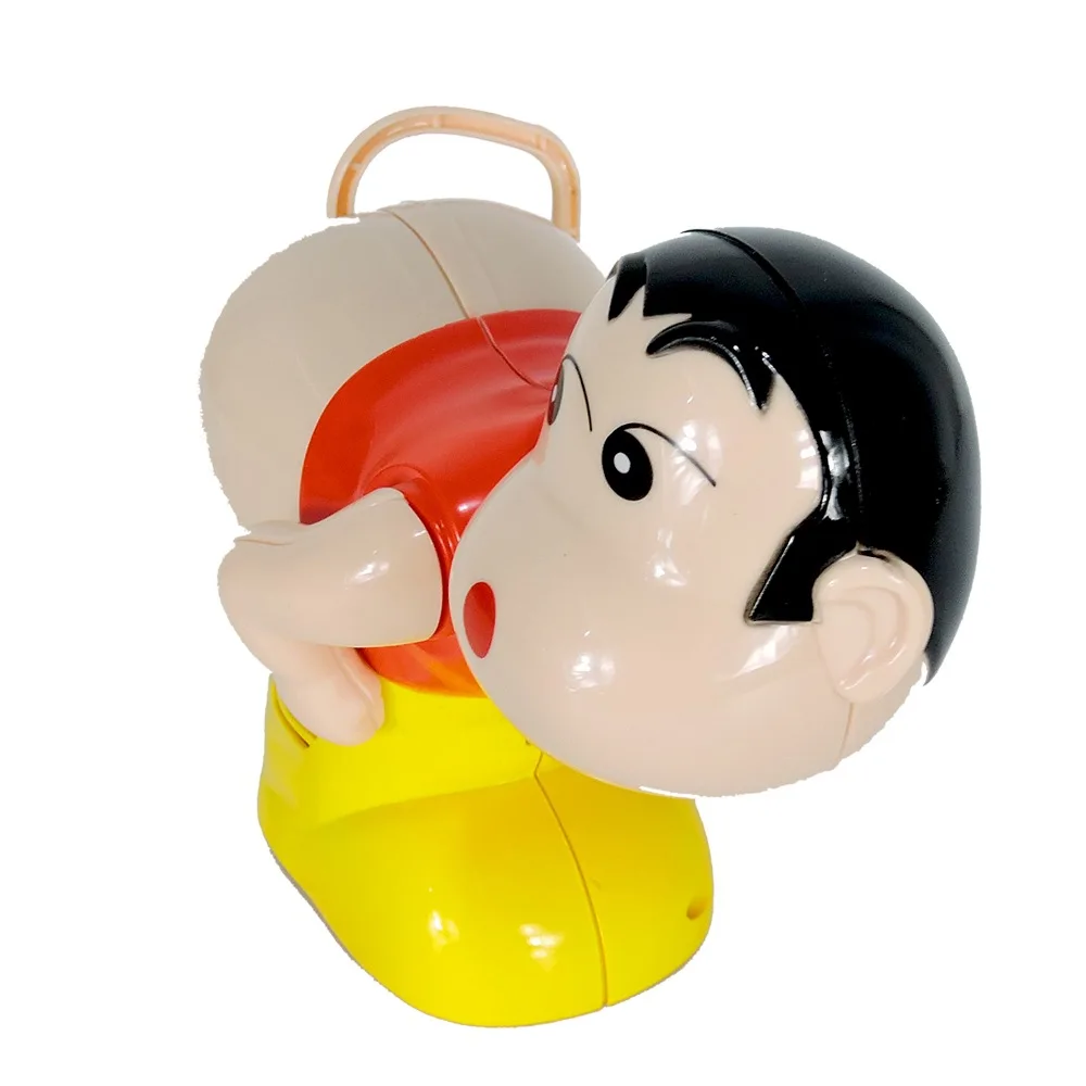 Crayon Shin-chan Bubble Machine забавная пузырчатая палочка, детские игрушки, пукающая автоматическая машина для создания пузырей, пистолет для пузырей, пластиковые игрушки