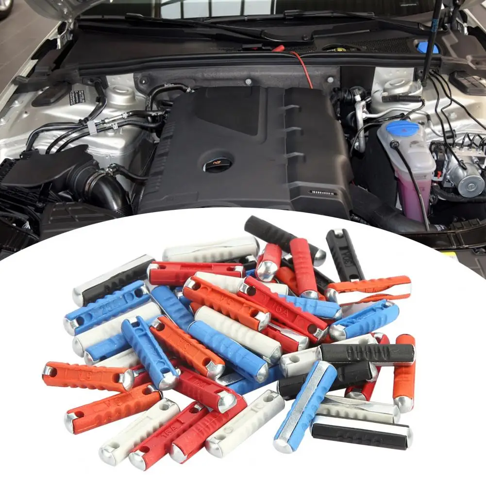 50 шт. универсальные мини-предохранители для автомобиля | Автомобили и мотоциклы