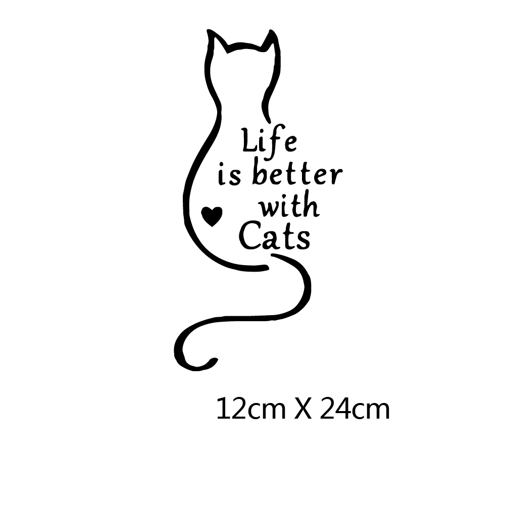 

Cat Car Stickers Funny Wrap KK Vinyl Cute for Cars Window Body Decoration To Cover Scratches Motorcycle Decal Stickers 12cm*12cm