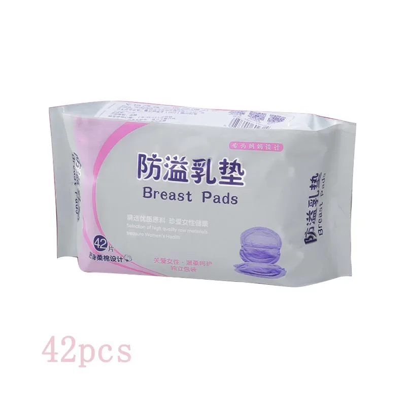 Almohadillas desechables suaves para lactancia materna, paquete de 42 unids/paquete de telas no tejidas, almohadillas de lactancia de maternidad, almohadillas s&oacute;lidas para lactancia-1