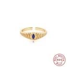 Женское кольцо из серебра 925 пробы, с кристаллами