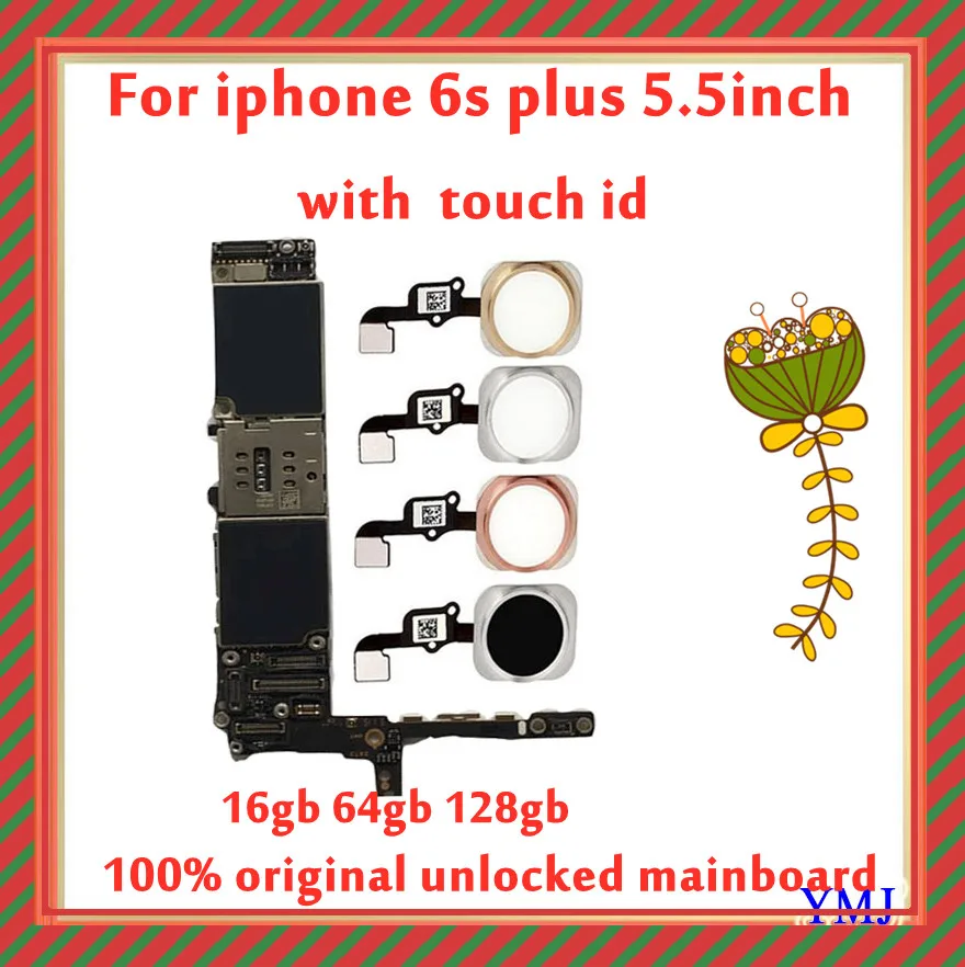 Оригинальная материнская плата для iPhone 6S Plus с заводской разблокировкой