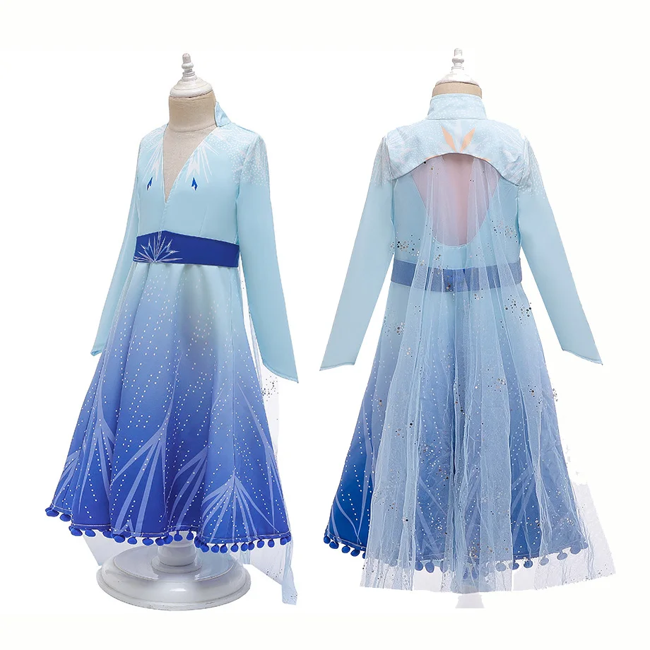 Мягкие Диснея Холодное сердце принцесса Эльза и Анна косплей платье День