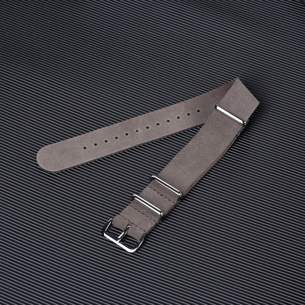 

Soft Suede Leather Nato Zulu Watch Strap 20mm 22mm Brown/Khaki Watch Band Watch Belt Wrist Strap Quick Release Watch Accessories