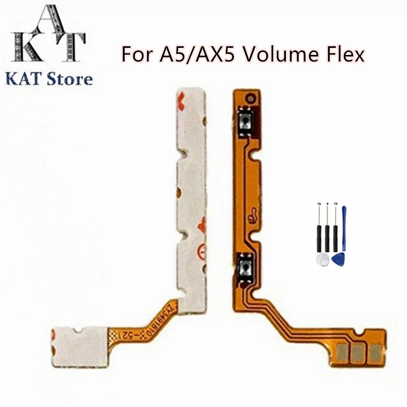 

1Pcs For OPPO A5 AX5 Volume Flex Cable Repair Parts