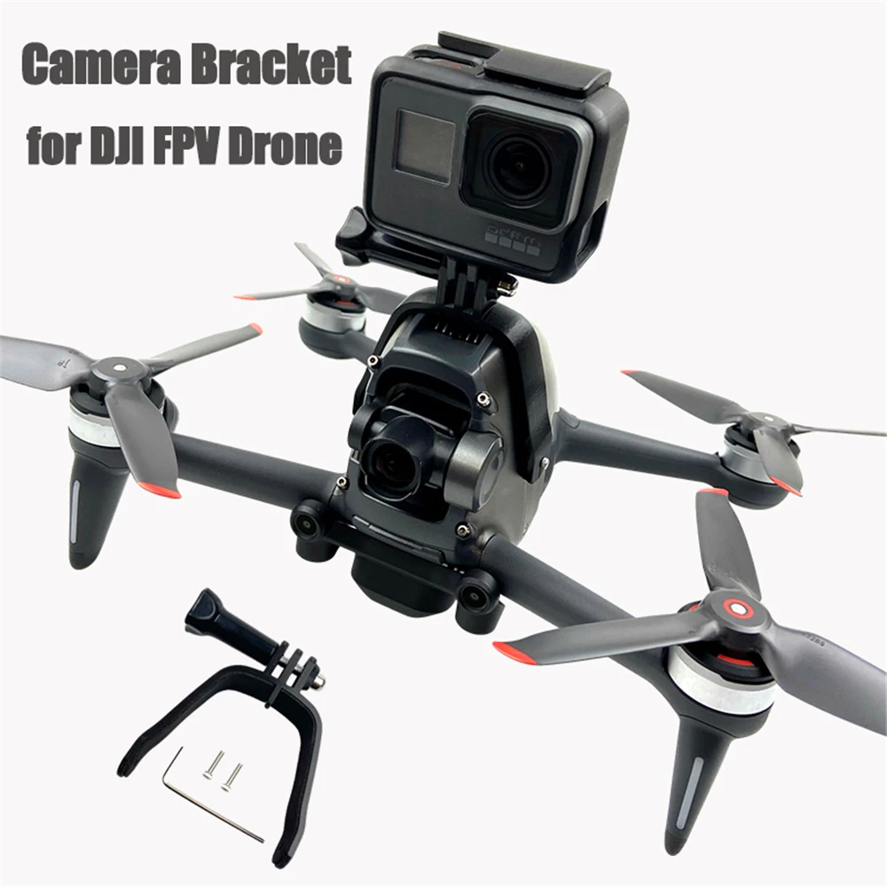 

Camera Top Bracket For Gopro Hero Sports Action Camera Adapter Mount Clamp Holder Fix Expansion Kit For DJI FPV Drone Accessorie