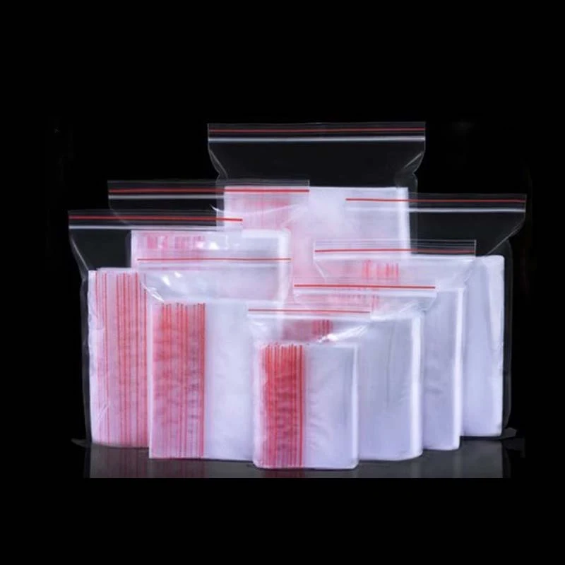 Конфеты маленькие ювелирные изделия Ziplock пакеты еда свежий прозрачный клей OPP