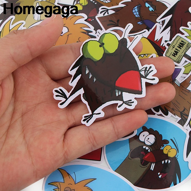 Homegaga 20 шт. наклейки Angry Beaver пакет для ноутбука скейтборд домашний декоративный виниловый наклейка DIY Скрапбукинг альбом D2296