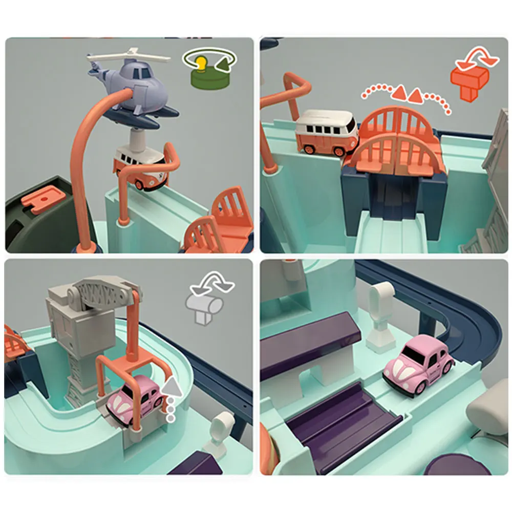 Обучающая игрушка для малышей Набор игрушечных машинок с ручным управлением