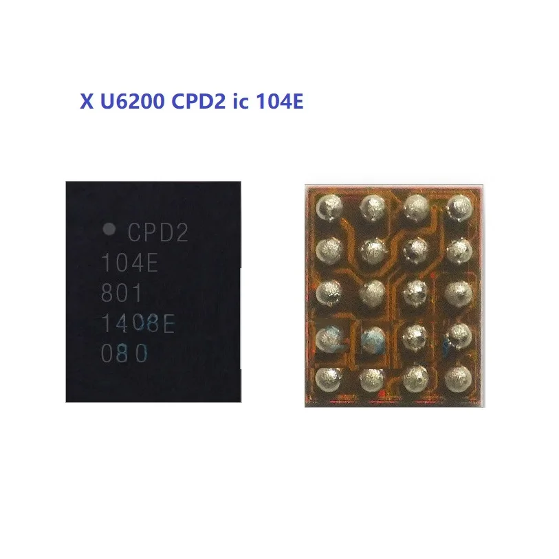 

U6200 CPD2 For iPhone X /XR/XS/Max 8 8Plus 11 11Pro/MaxUSB PD CPD2 Charging IC MainBoard Repair Parts
