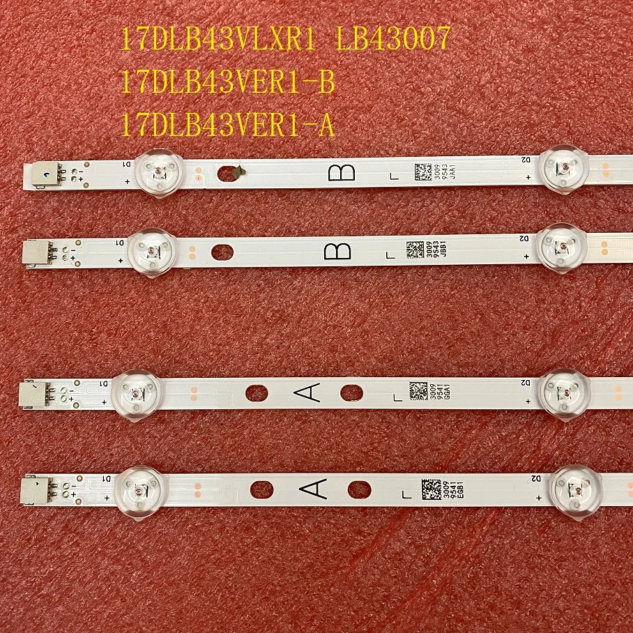 Светодиодная подсветка полосы (4) для цифрового фотоаппарата Panasonic TX 43E302B 43E303E TOSHIBA