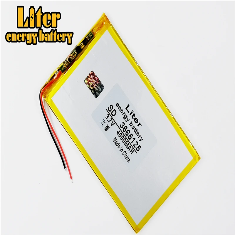 3 7 V 4000mah (полимерный литий ионный ') ионный' для 8 дюймов 9 дюймовый планшетный ПК