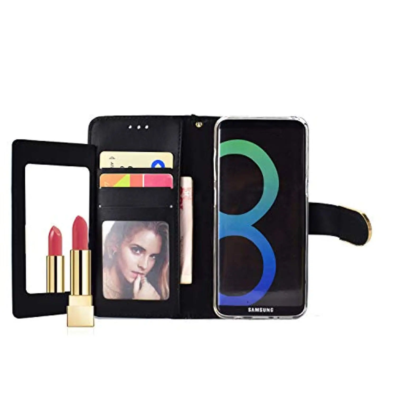 Кожаный чехол для samsung Galaxy S10 Plus S10E S9 A6 A7 A8 J4 J6 2018 Чехол Бумажник телефона