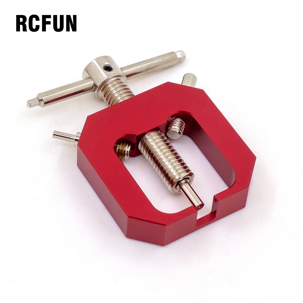 Металлический синий/красный Съемник шестеренки двигателя для радиоуправляемого