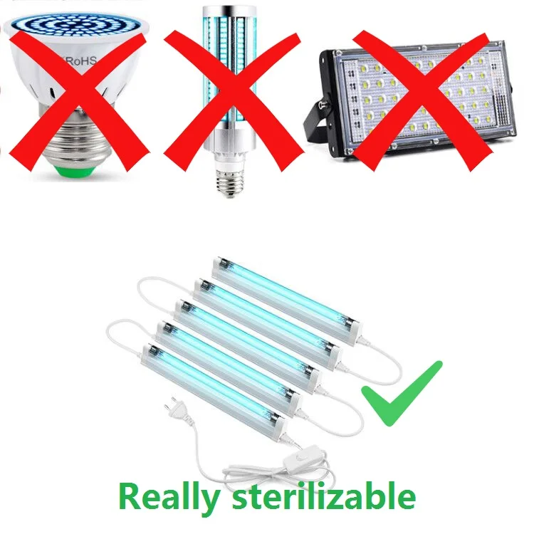 УФ стерилизатор и дезинфекция Стерилизатор лампы 220 В/110 В 6 Вт/8 Вт Кварцевая