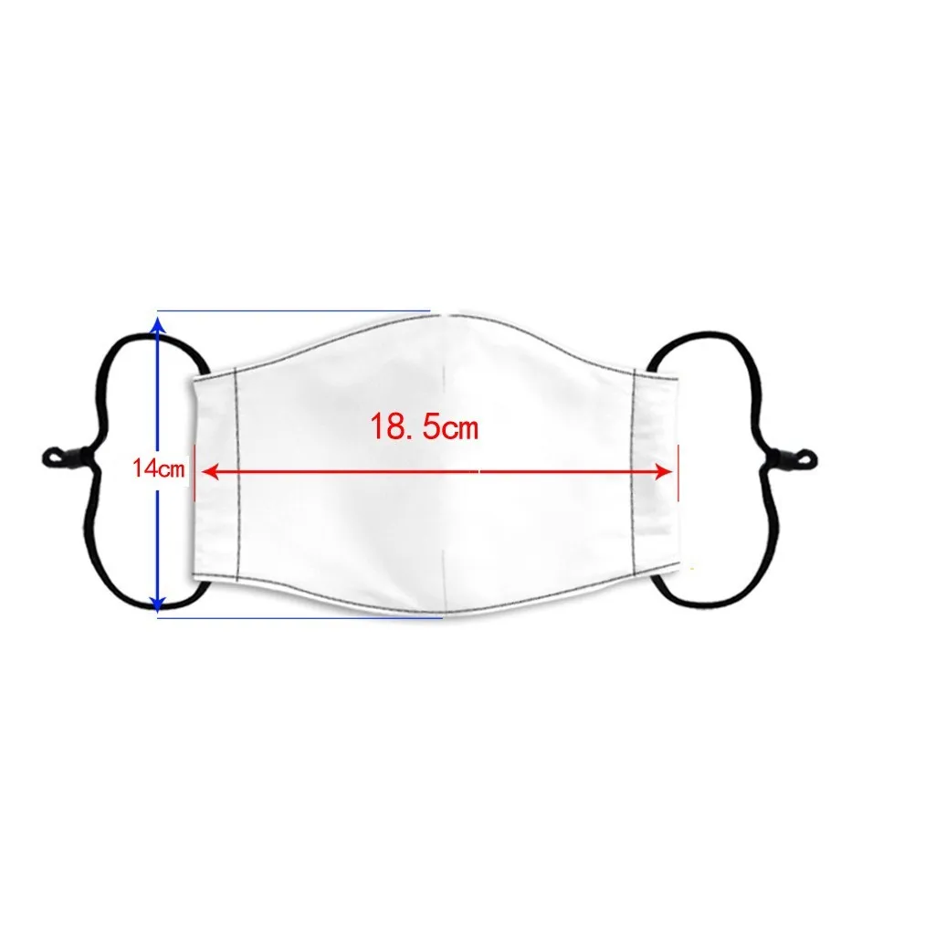 Детская Хлопковая маска для лица со льдом дышащая моющаяся многоразовая