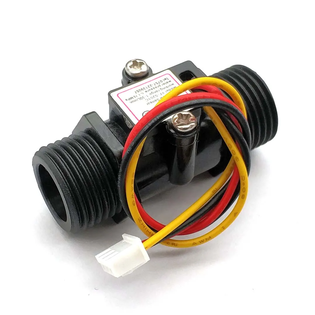 Расходомер для воды Датчик Холла расхода индикатор счетчик расходомер G1/2 0 5-25