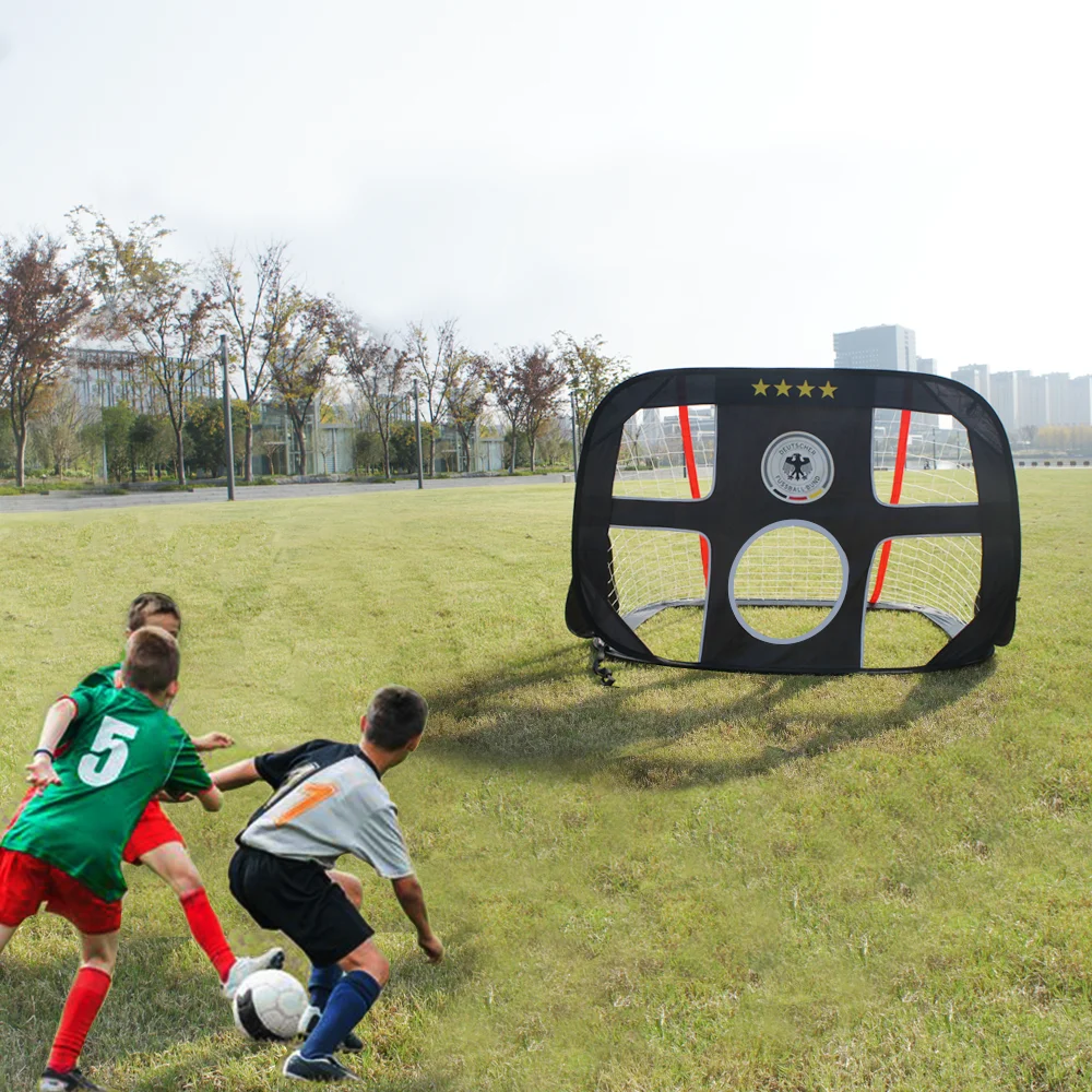 2 в 1 Pop Up дети Fotball цель высокое качество портативный дети футбол сетка Крытый/Открытый стрельба тренировочные цели