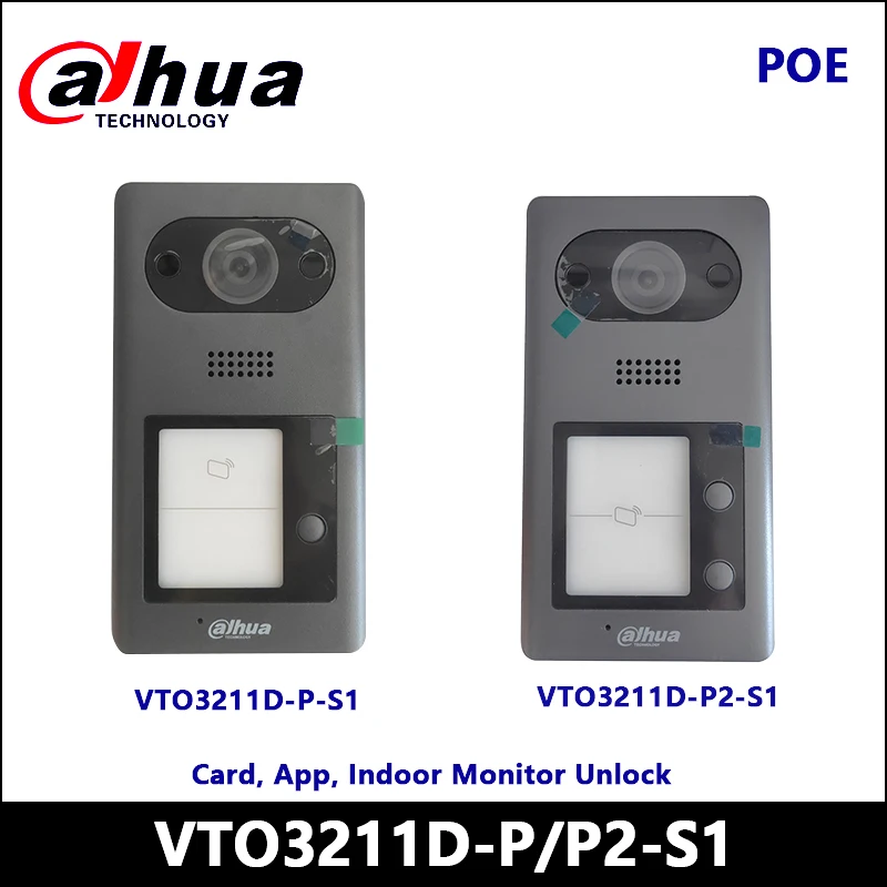 

Dahua IP 1 2 4 Button Villa Outdoor Station VTO3211D-P-S1 VTO3211D-P2-S1 VTO3211D-P4-S1 Optional 2MP HD CMOS camera
