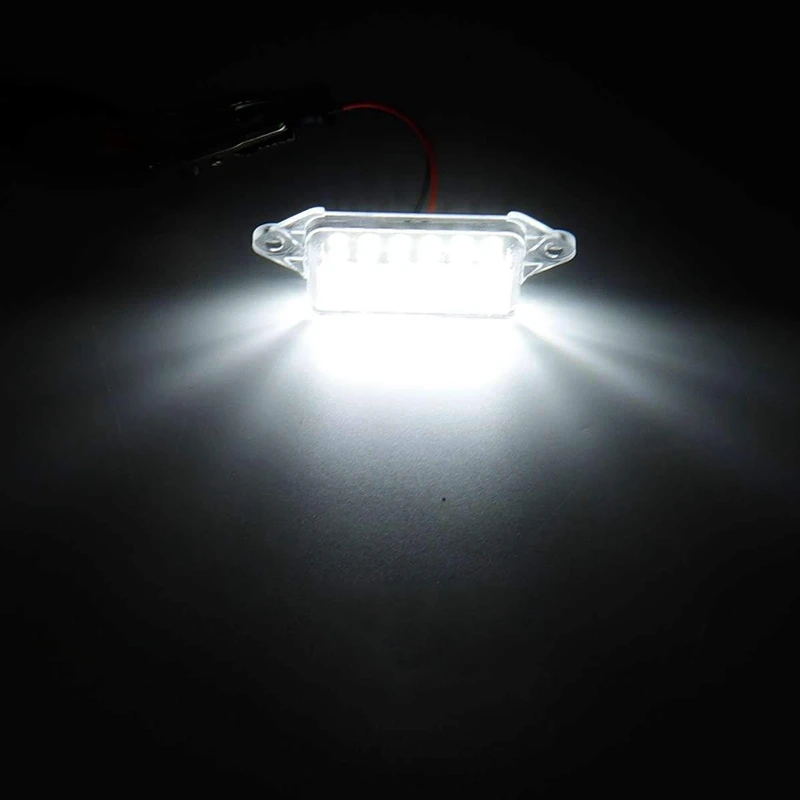 2 шт. ошибок Led номерной знак лампы 18Smd белый светодиод светильник для Защитные