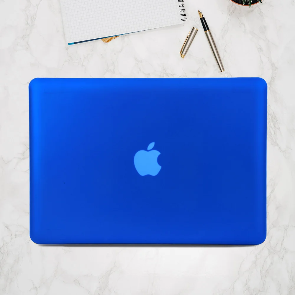 Для Macbook air pro retina 11 12 13 15 чехол Aiyopeen Прозрачный матовый Жесткий Чехол для ноутбука для macbook 15,4 13,3 дюймов A1466 - Цвет: Dark Blue
