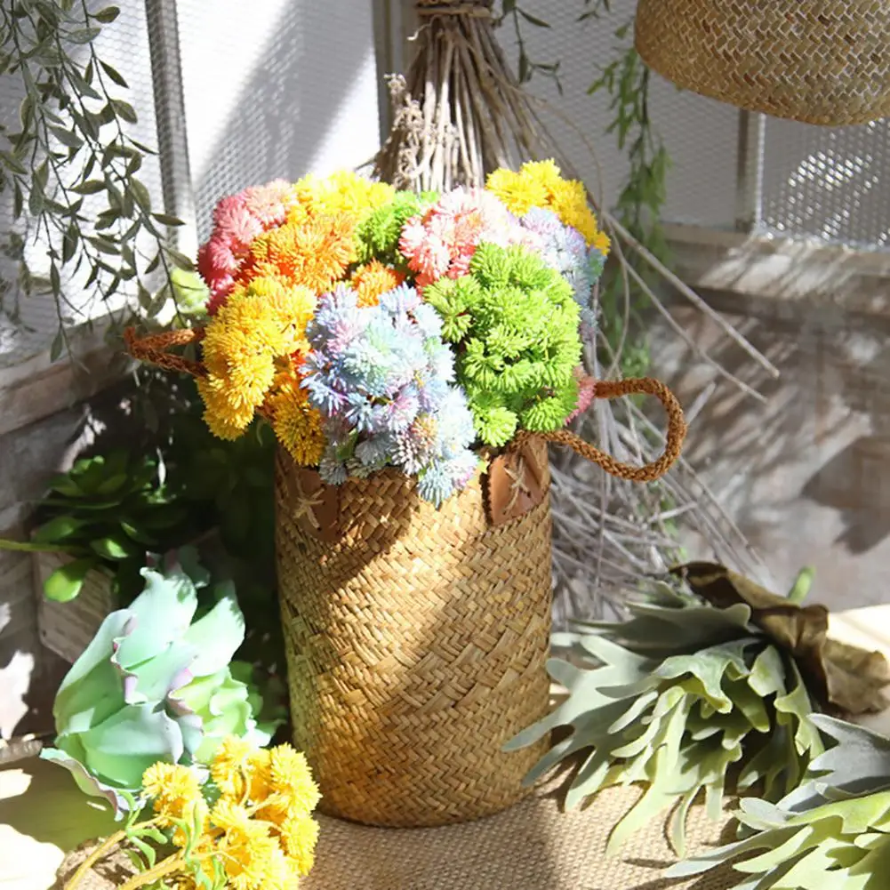 Hand-Woven Fruit Gardening Storage Basket Nordic Simple Box Hamper Organizer | Дом и сад