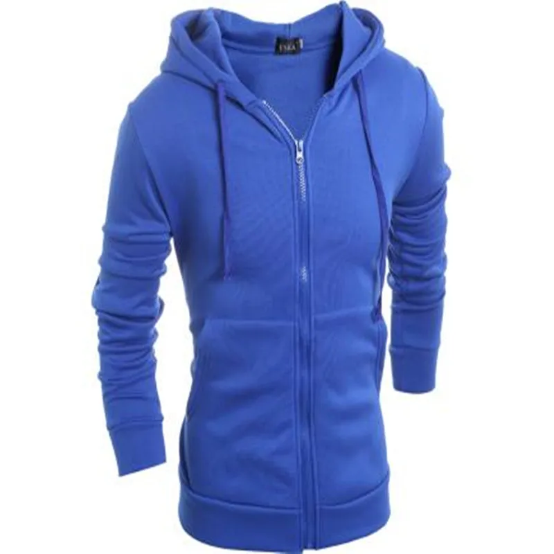 

Men's new autumn/winter simple youth hoodie zipper hoodie 5643