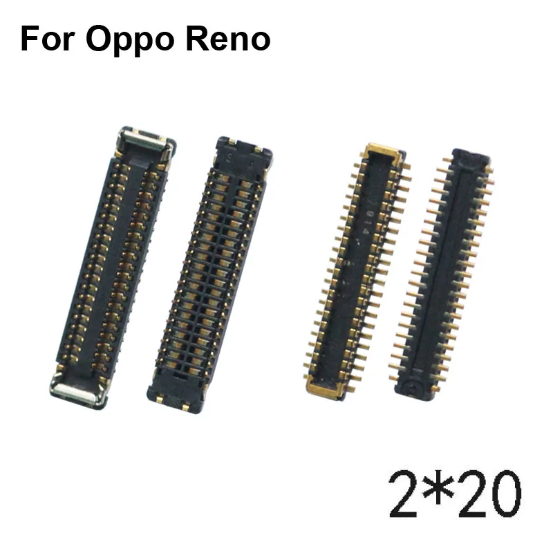 

Разъем FPC для OPPO Reno CPH1921, ЖК-дисплей, гибкий кабель на материнской плате, для OPPO Reno, 2 шт.