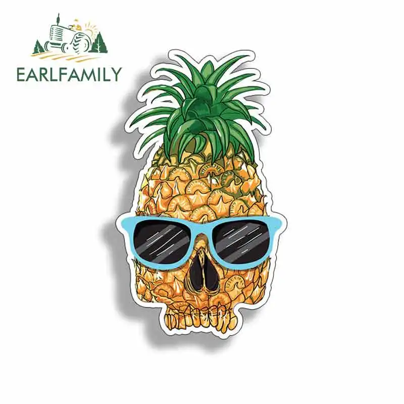 EARLFAMILY 13 см x для ананаса очки с черепом автомобильные наклейки шлем