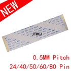 FFC FPC плоский гибкий кабель с шагом 0,5 мм AWM 20706 105C 60 в VW-1 2440506080 контактов позолоченный