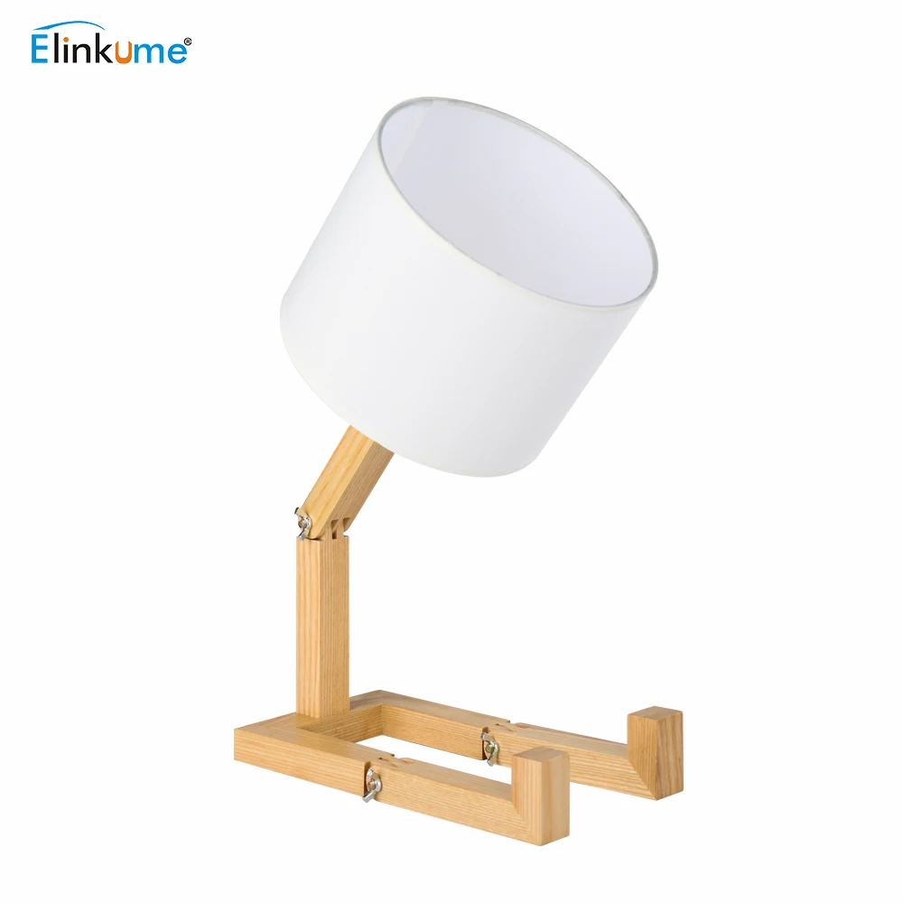 Современная настольная лампа в скандинавском стиле E27 с роботом для учебы