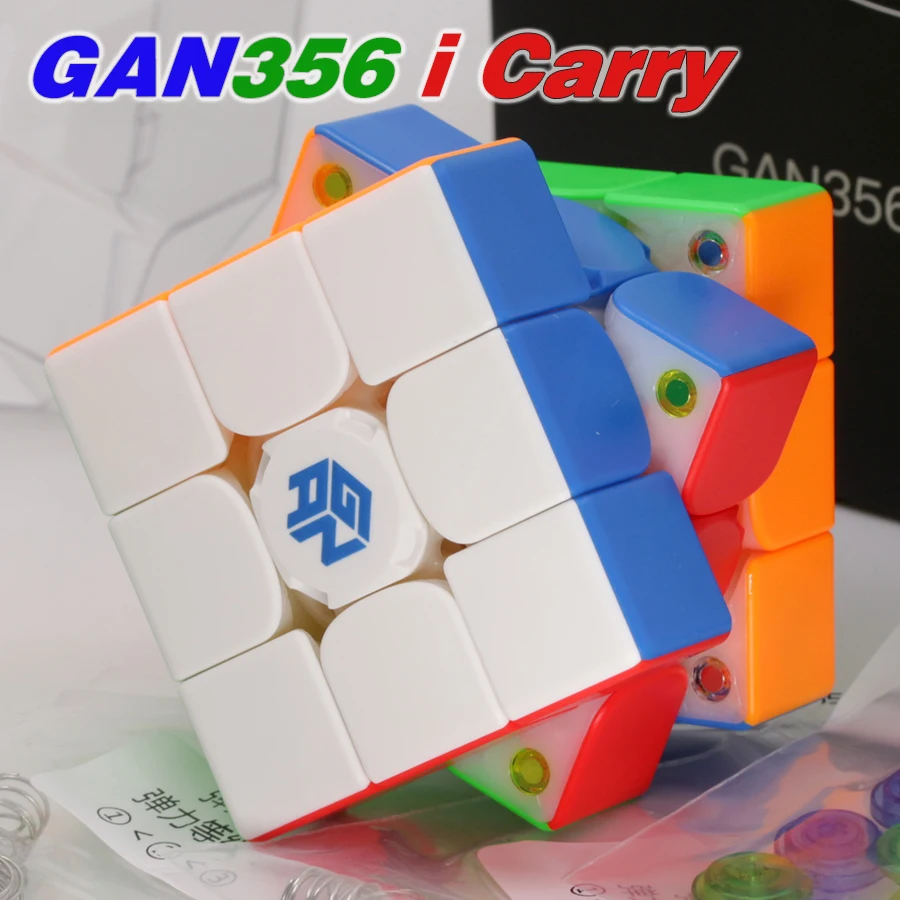 GAN 356 i GAN356 I Carry magn&eacute;tico Puzlle Cube 3x3x3 Professional SpeedCubing 3x3 Speed Magic Cubes WiFi Bluetooth APP Connetcion-1