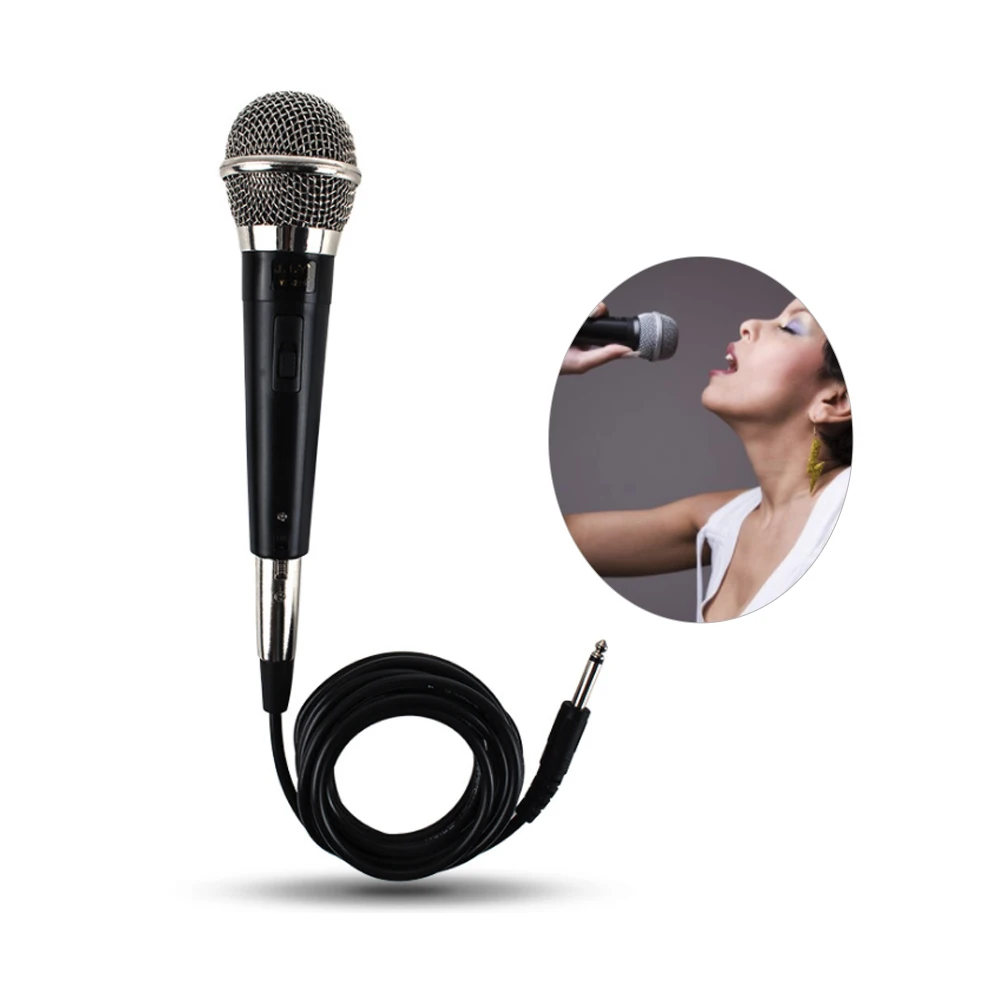 Проводной динамический микрофон ручной чистый голос вокальная