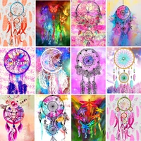 royal secret 5d diamond painting ornament wind chimes dream catcher pattern embroidery mosaic home decoration handmade new year