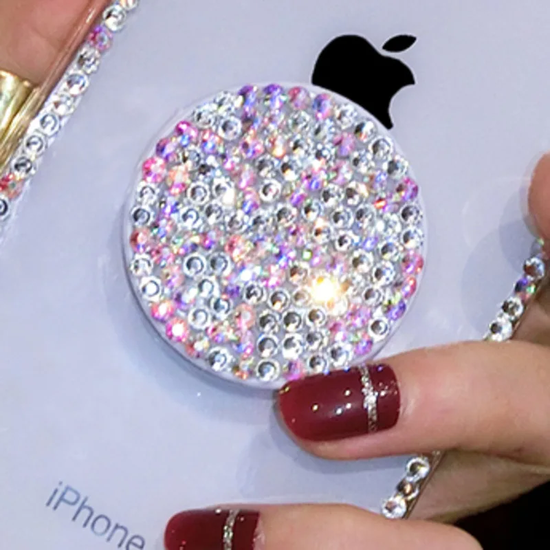 Роскошный чехол с блестящим бриллиантовым подушком безопасности кронштейн со