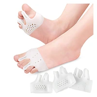 10 pairslot nursing foot cover honeycomb forefoot pad thickened split toe protective eversion for sports to correct toes