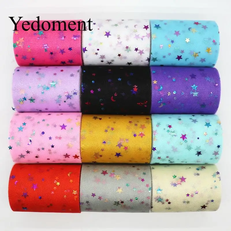 10 ярдов/рулон тюль из органзы 7 5 см|Украшения своими руками для вечеринки| |