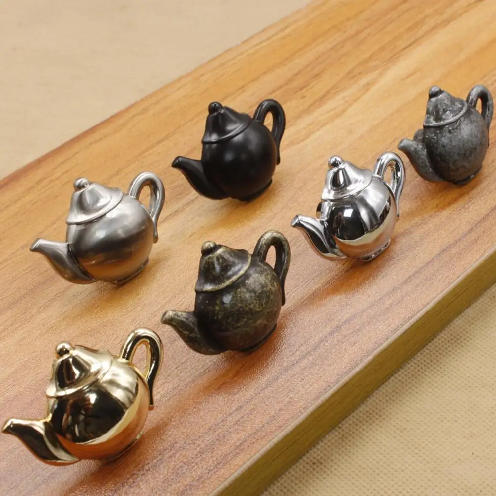 

Hot Sales!!Vintage Teapoted Zinc Alloy Drawer Cabinet Wardrobe Pull Knob Furniture Handle