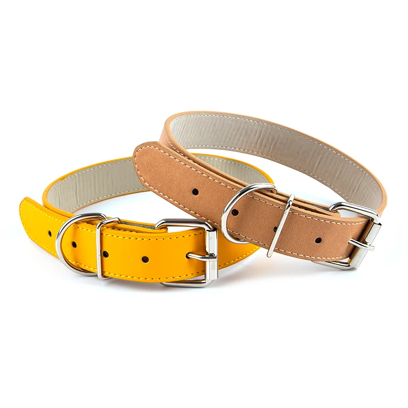 

1PC Popular Adjustable Colorful Pet Collars Kitten Cat Collar PU Leather Neck Strap Safe for Dogs Soft Pet Supplies