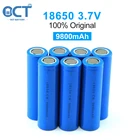 Оригинальный литий-ионный аккумулятор большой емкости 3,7 в 18650, 9800 мАч, для светодиодных фонариков, кассовых систем