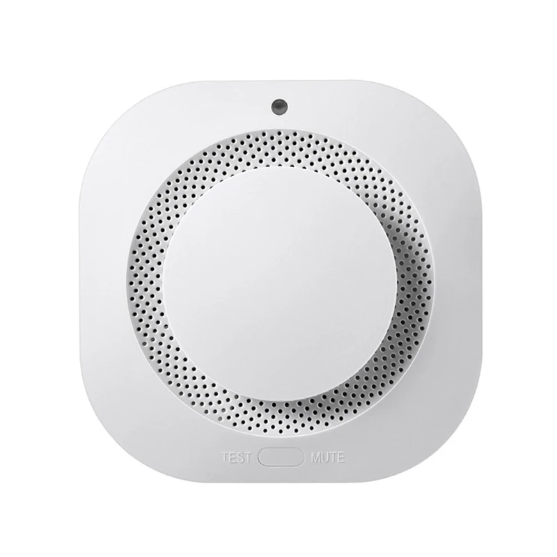 

433MHz Independent Smoke Buzzer Alarm Smoke Detection Sensor Home Security System Fire Detector for Office Warehouse