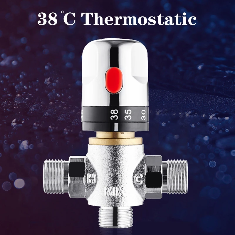 Soupape Vanne De Mélange Thermostatique En Laiton à Filetage Mâle DN20