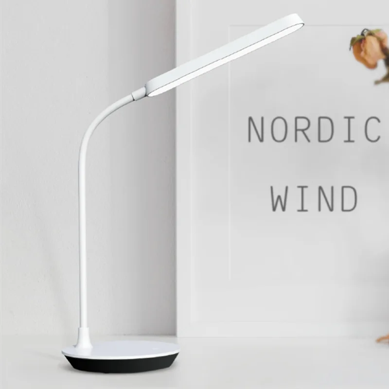 

Smart touch sensor night light USB charging three-tone light desktop table lamp home bedroom bedside simple table lamp