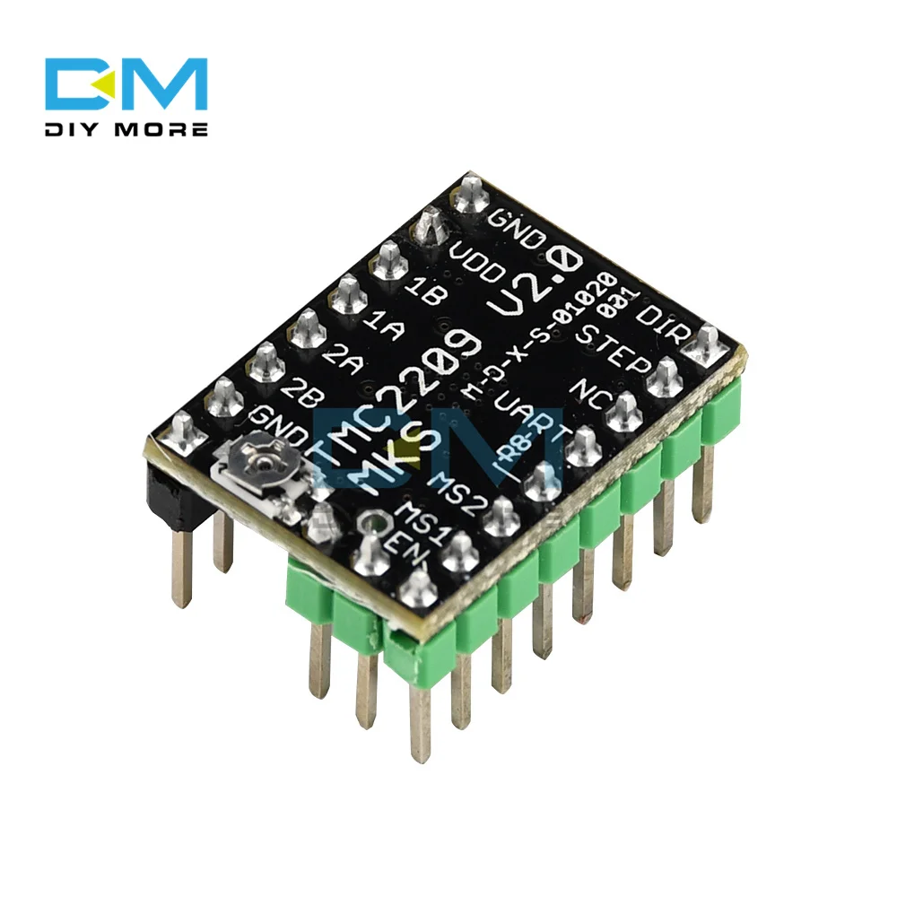 Драйвер шагового двигателя MKS TMC2209 V2.0 запасные части для 3D-принтера 2 5 А UART