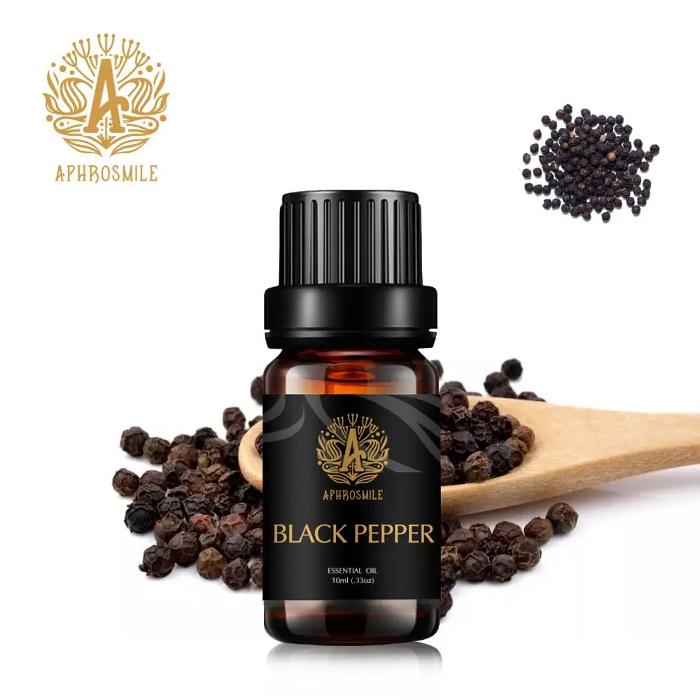 10 мл эфирное масло для ароматерапии органический черный перец снимает стресс